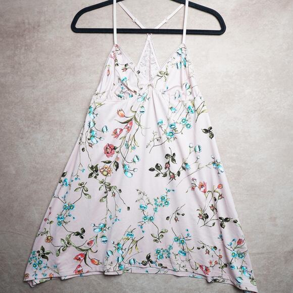 Unbranded Other - Floral Lace Back Cami Pink Small